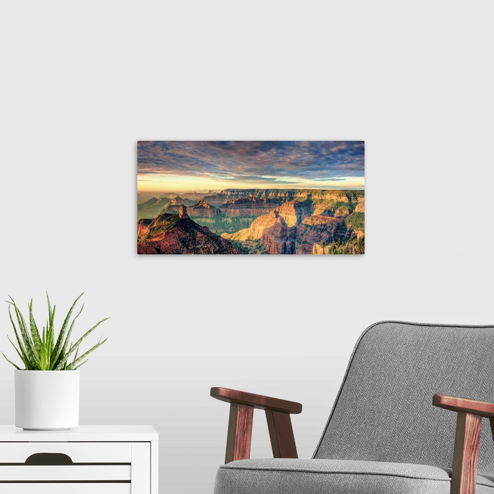 A modern room featuring USA, Arizona, Grand Canyon National Park, North Rim, Point Imperial