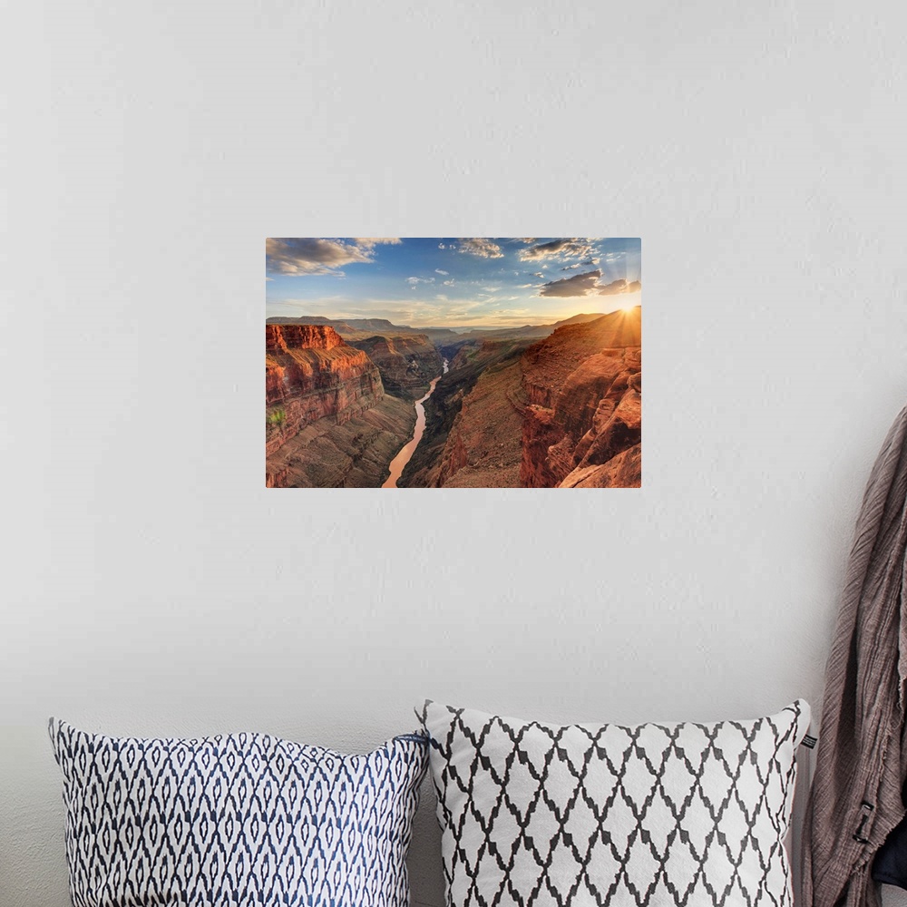 A bohemian room featuring USA, Arizona, Grand Canyon National Park (North Rim), Toroweap (Tuweep) Overlook