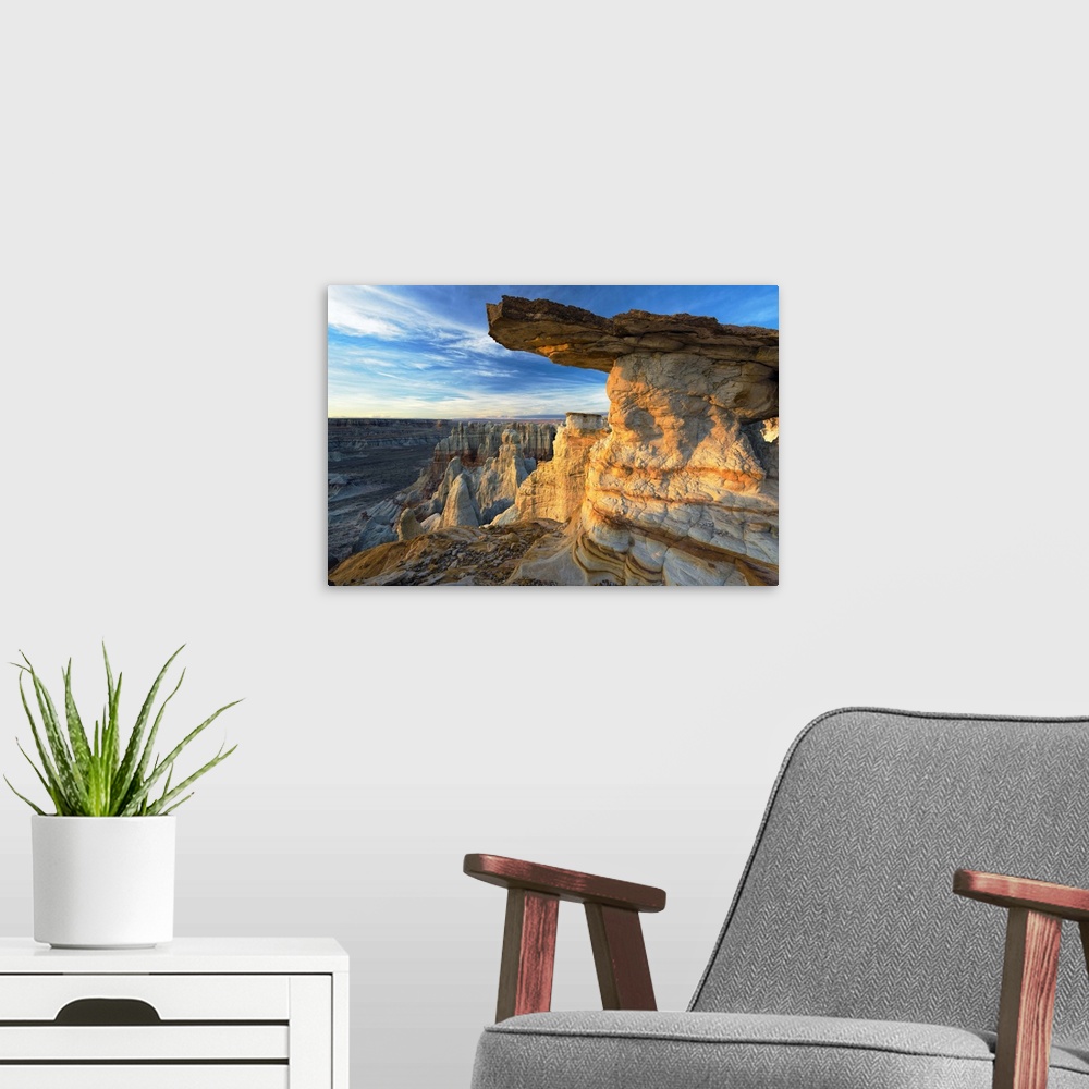A modern room featuring USA, Arizona, Hopi Reservation, Ha Ho No Geh Canyon.