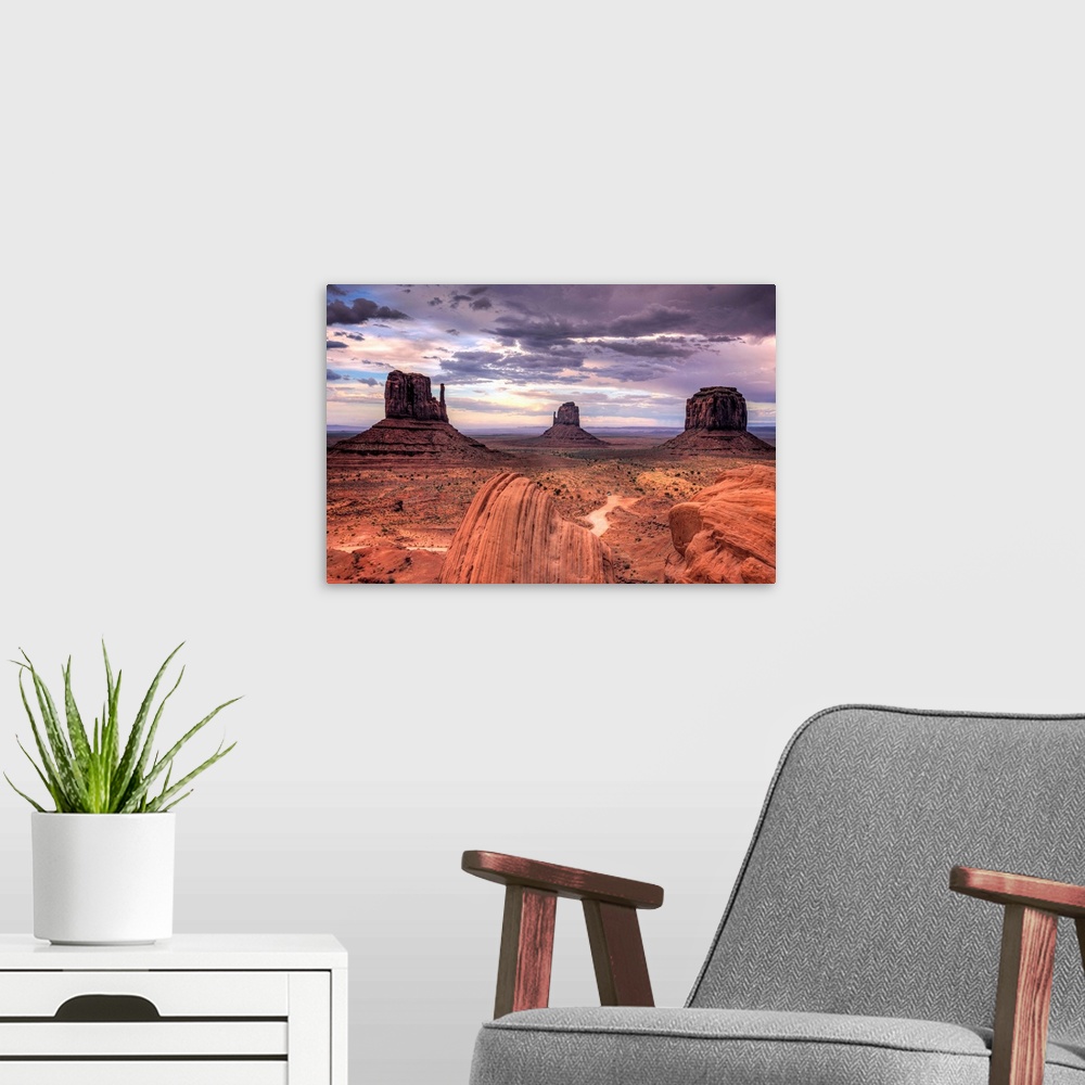 A modern room featuring USA, Arizona, Monument Valley