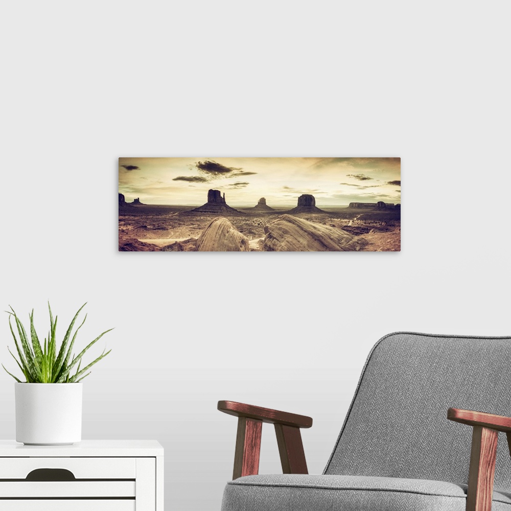 A modern room featuring USA, Arizona, Monument Valley