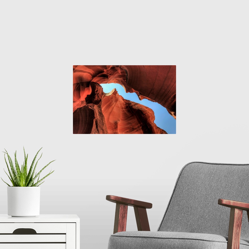 A modern room featuring USA, Arizona, Page, Upper Antelope Canyon