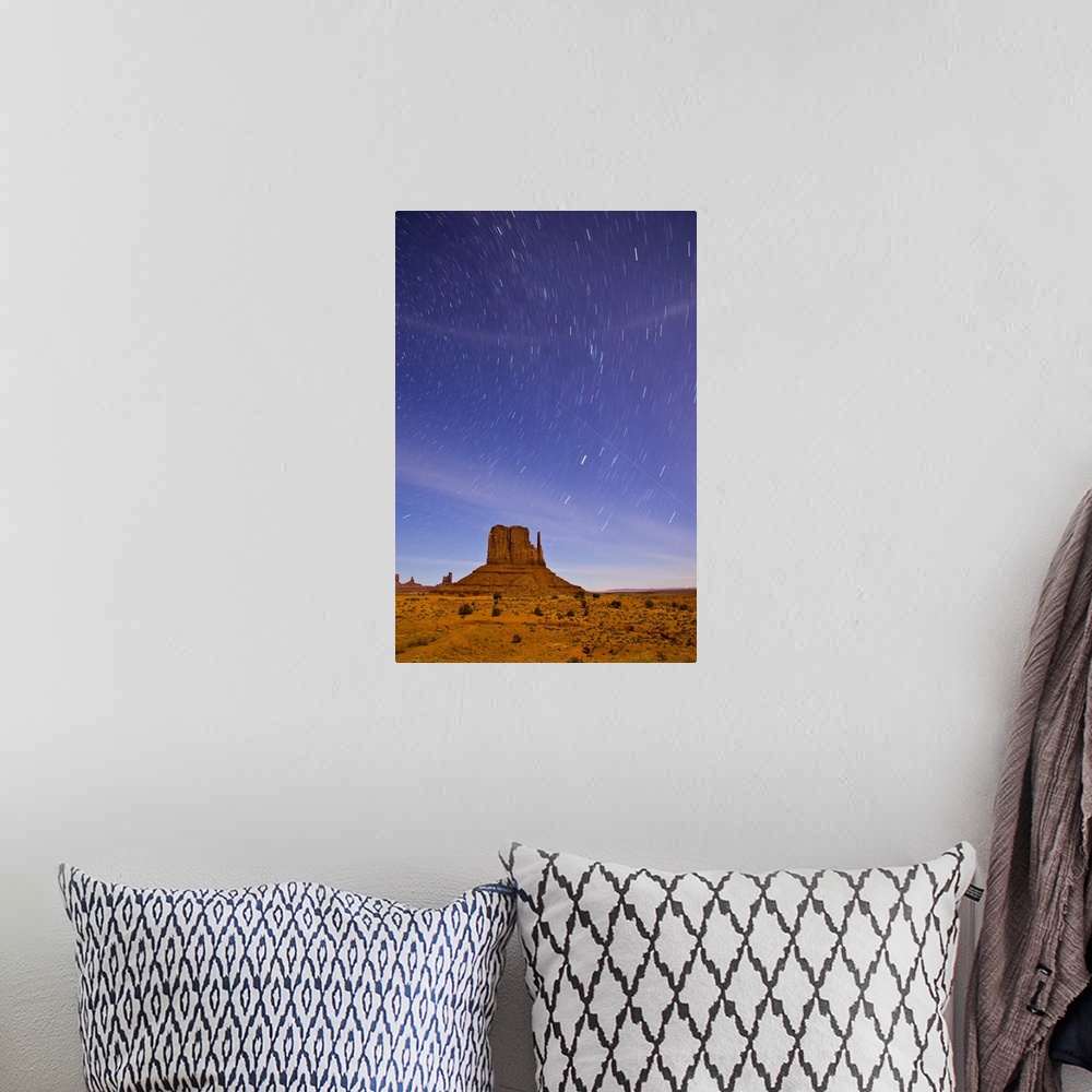 A bohemian room featuring USA Arizona-Utah Monument Valley