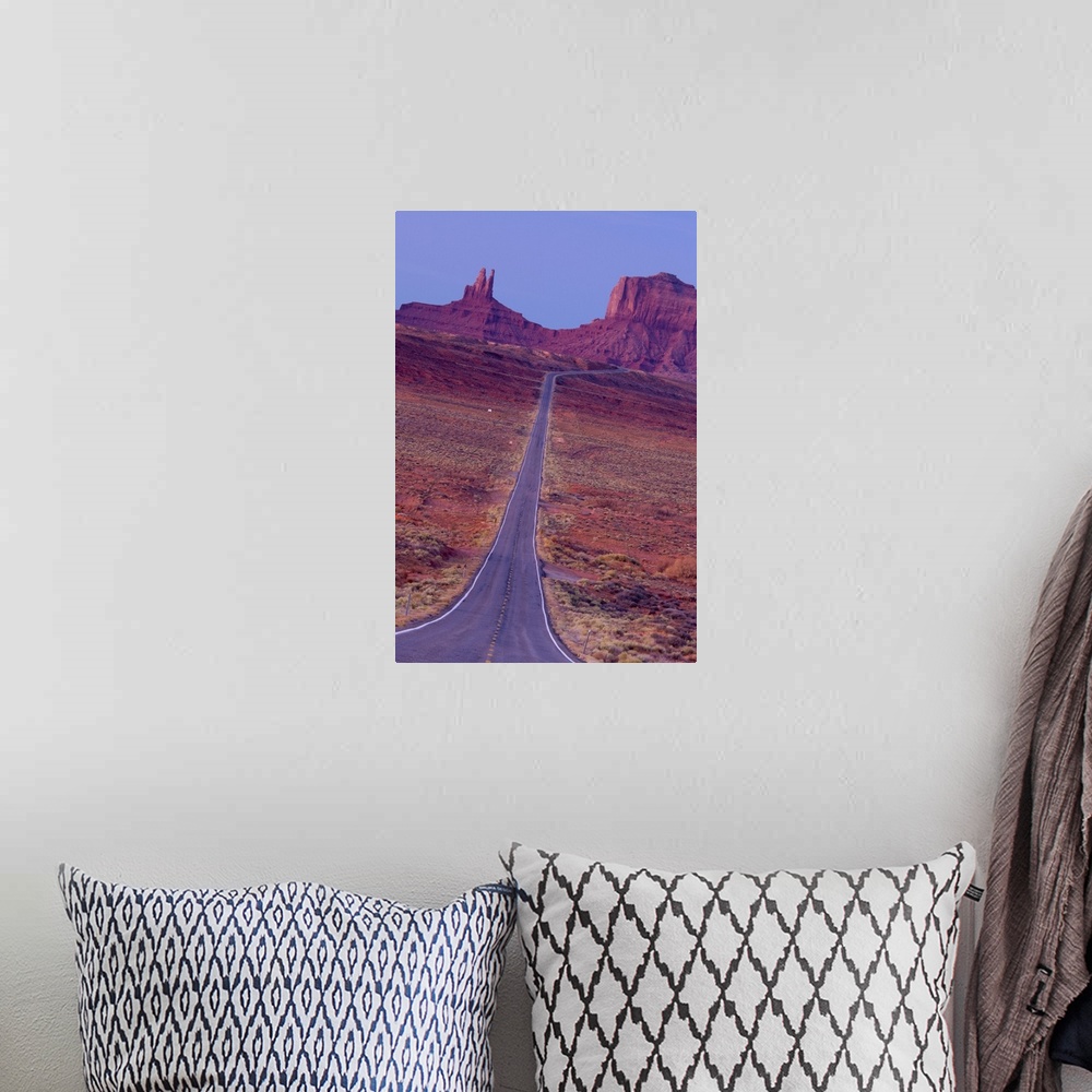 A bohemian room featuring USA Arizona-Utah Monument Valley