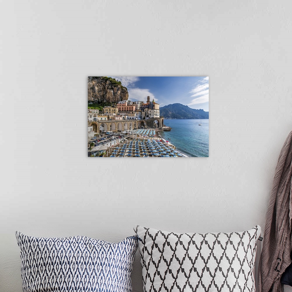 A bohemian room featuring Atrani, Amalfi coast, Campania, Italy