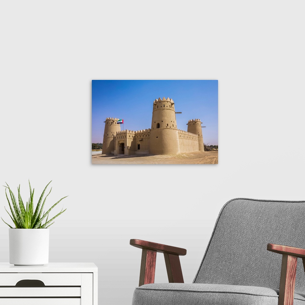 A modern room featuring Attab Fort, Iwa Oasis, Empty Quarter (Rub Al Khali), Abu Dhabi, United Arab Emirates