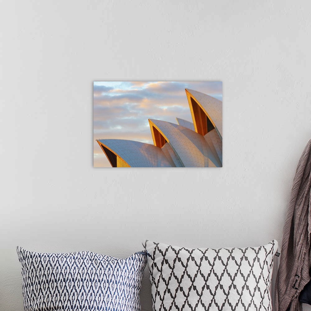 A bohemian room featuring Australia, New South Wales, Sydney, Sydney Opera House, Close-up at sunrise