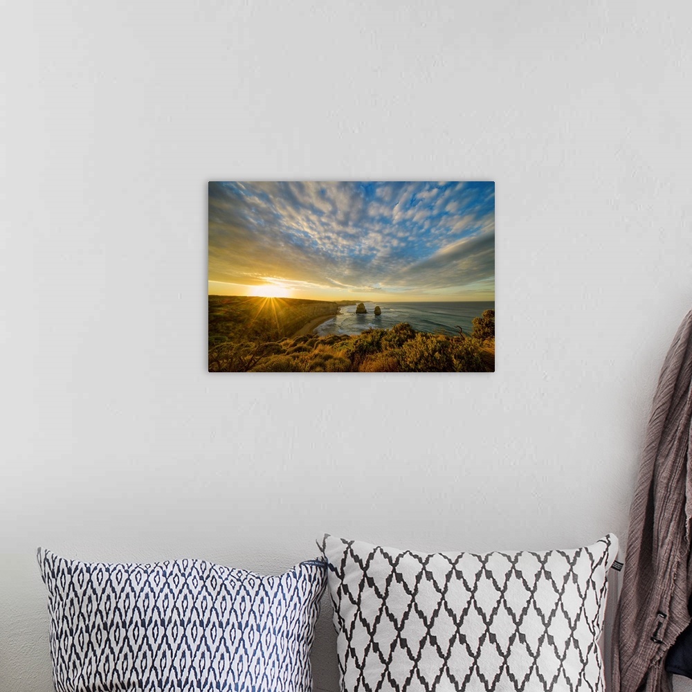 A bohemian room featuring Australia, Victoria, Sunrise At Port Campbell National Park
