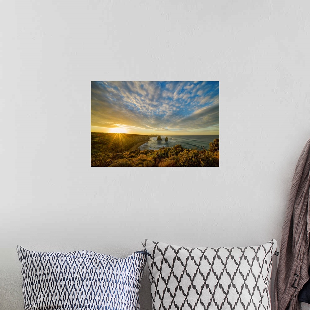 A bohemian room featuring Australia, Victoria, Sunrise At Port Campbell National Park
