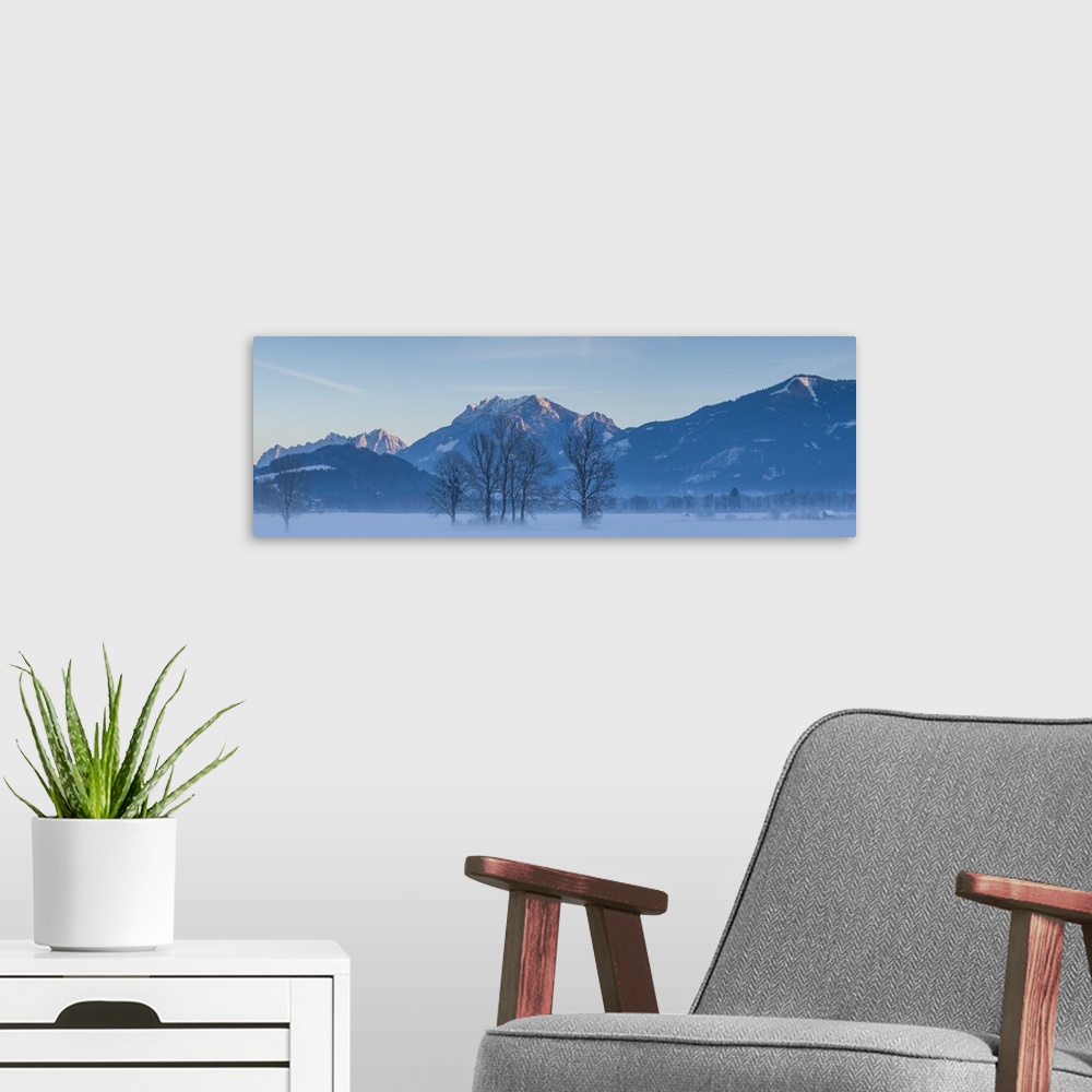 A modern room featuring Austria, Styria, Reithtal, winter landscape