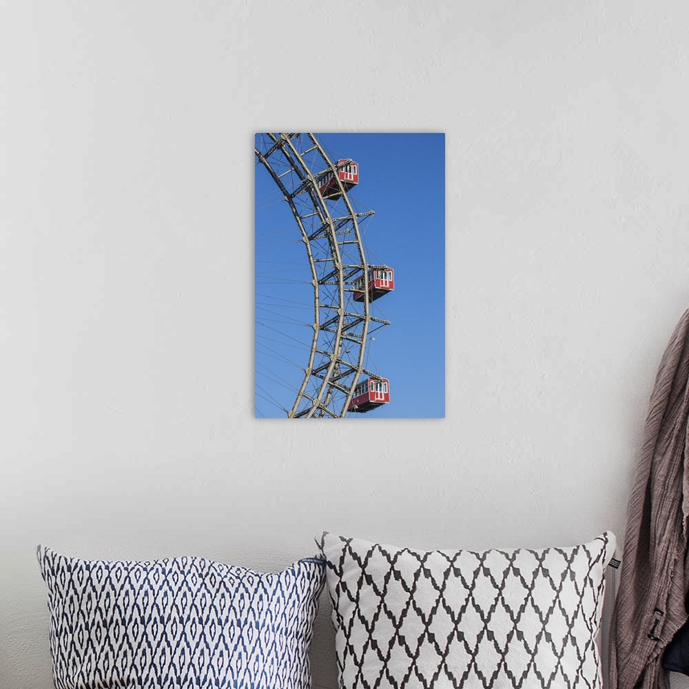 A bohemian room featuring Austria, Vienna, Leopoldstadt, Prater, The Wurstelprater amusement park, Riesenrad Ferris wheel