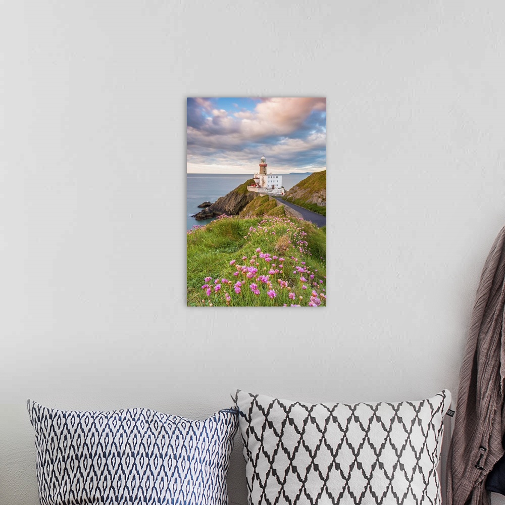 A bohemian room featuring Baily lighthouse, Howth, County Dublin, Ireland, Europe.