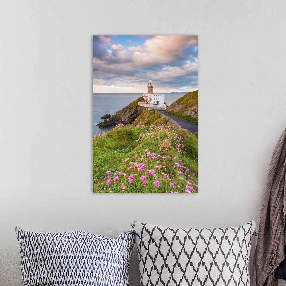 A bohemian room featuring Baily lighthouse, Howth, County Dublin, Ireland, Europe.