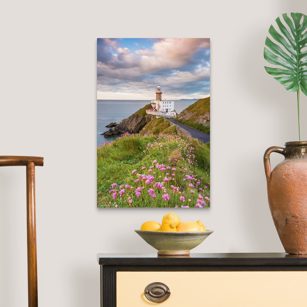 A traditional room featuring Baily lighthouse, Howth, County Dublin, Ireland, Europe.