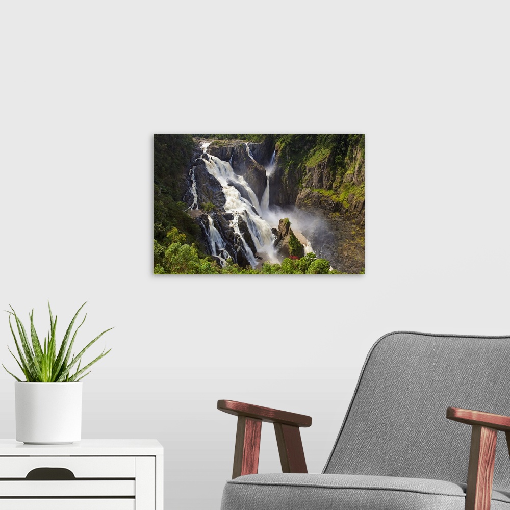 A modern room featuring Barron Falls, Kuranda, Cairns, Queensland, Australia