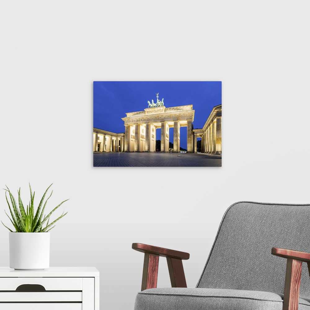 A modern room featuring Brandenburg Gate, Berlin, Germany