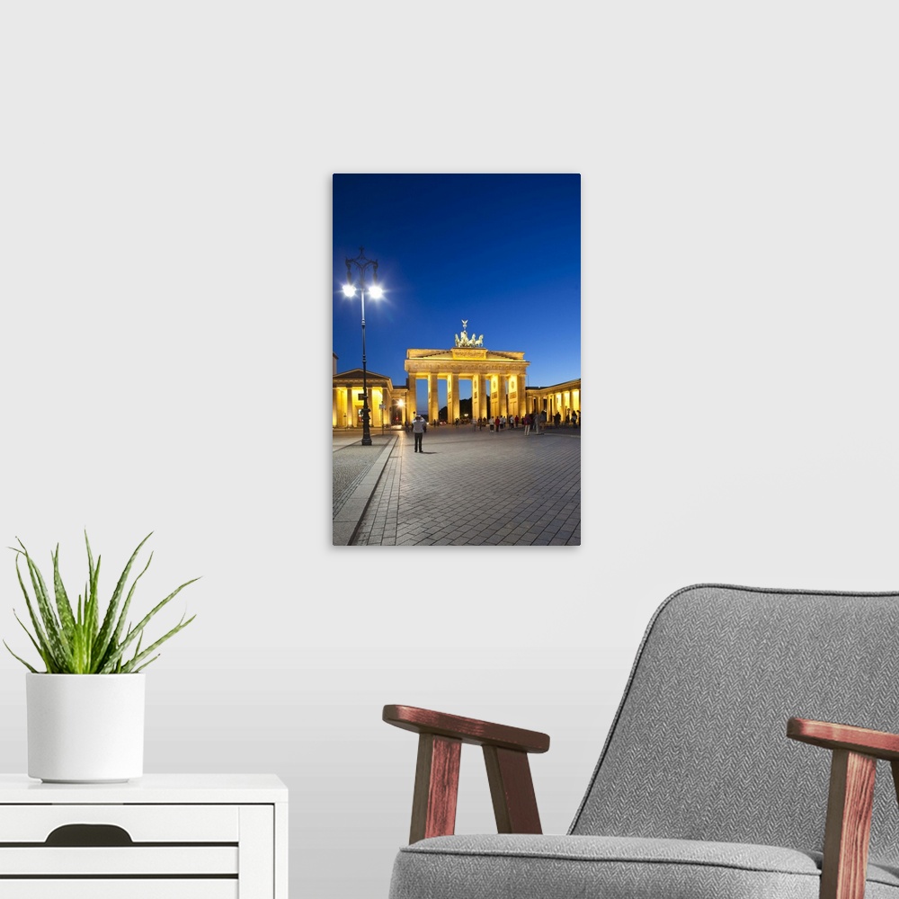 A modern room featuring Brandenburg Gate, Pariser Platz, Berlin, Germany