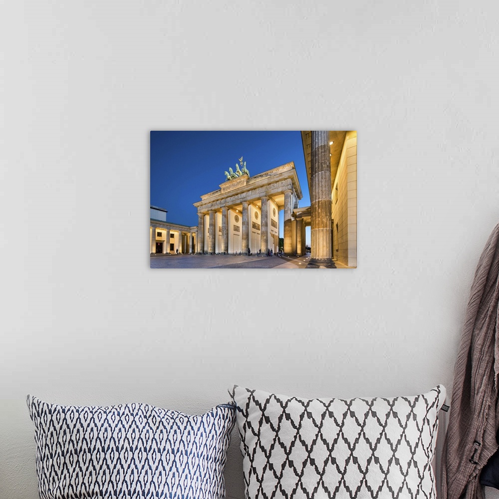A bohemian room featuring Brandenburg Gate, Pariser Platz, Berlin, Germany.