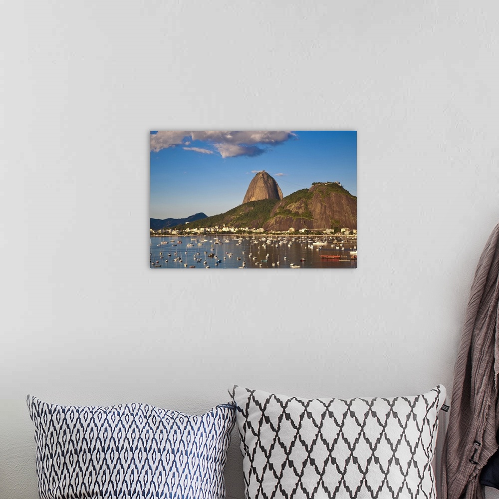 A bohemian room featuring Brazil, Rio De Janeiro, Botafogo, View of Sugar Loaf