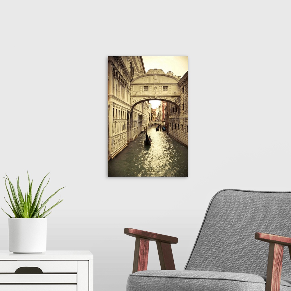 A modern room featuring Bridge of Sighs, Doge's Palace, Venice, Italy