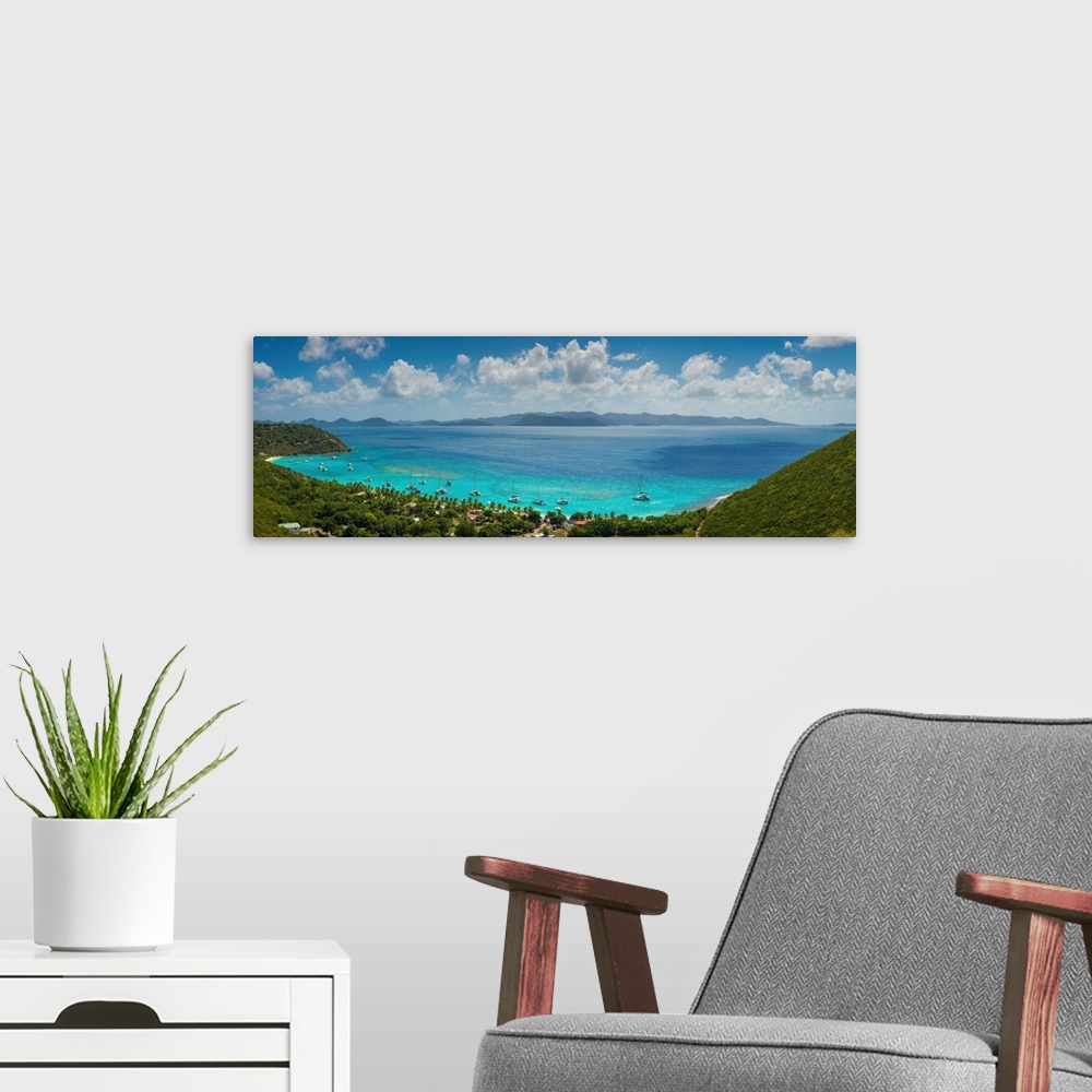 A modern room featuring British Virgin Islands, Jost Van Dyke, White Bay