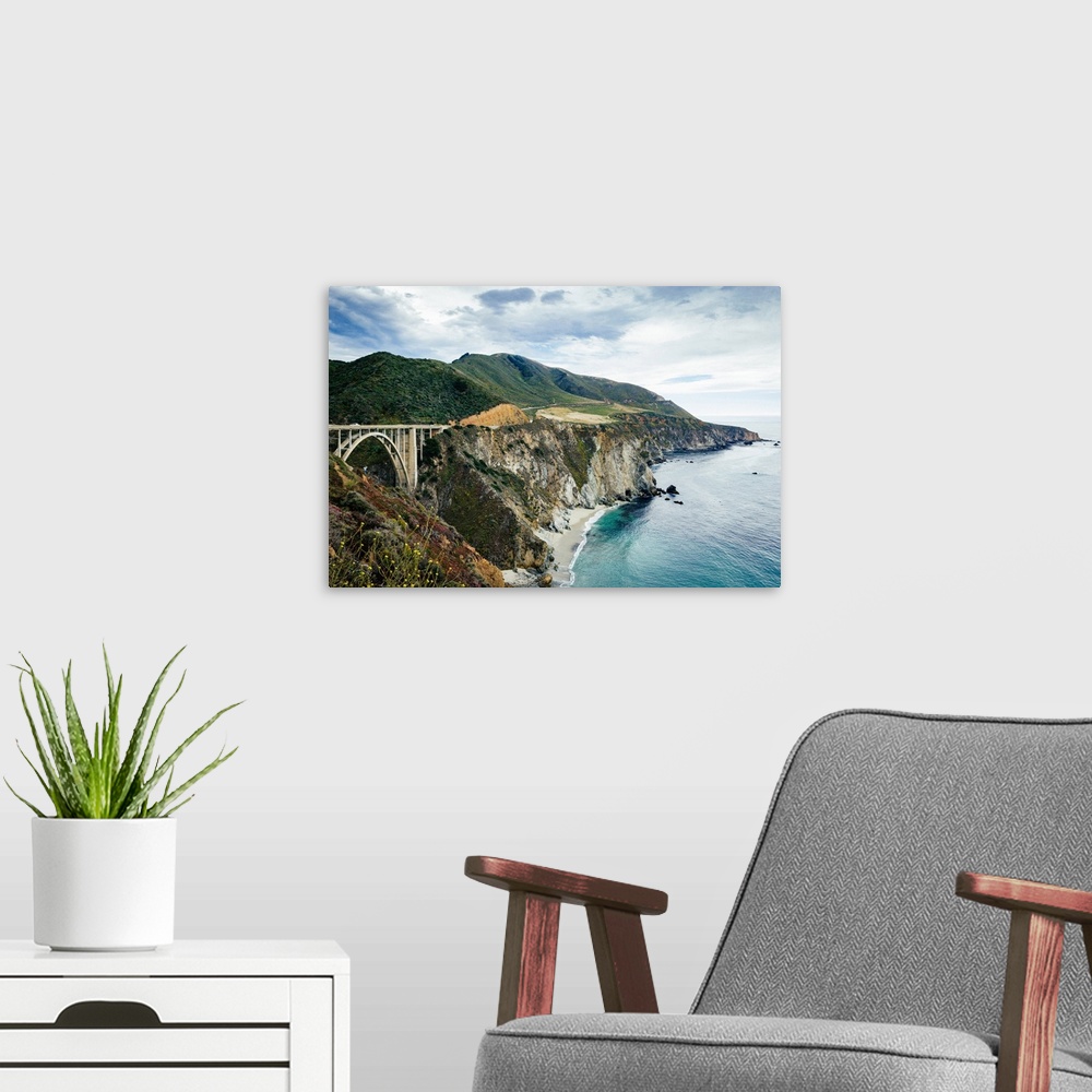 A modern room featuring Brixby Bridge and Great Ocean Road, California, USA