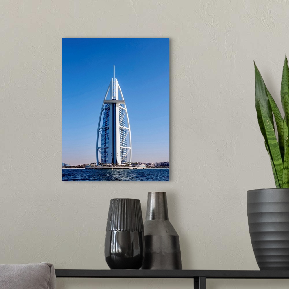 A modern room featuring Burj Al Arab Luxury Hotel, Dubai, United Arab Emirates