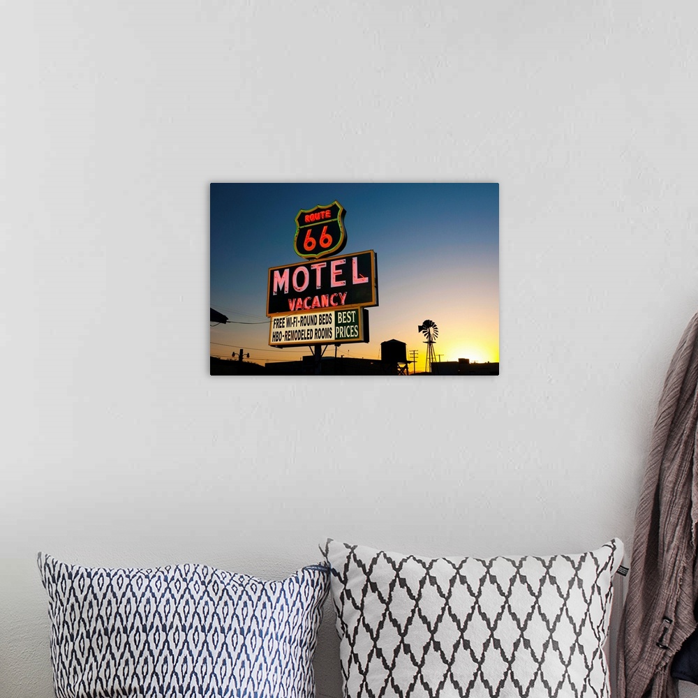 A bohemian room featuring USA, California, Route 66, Barstow, Route 66 Motel