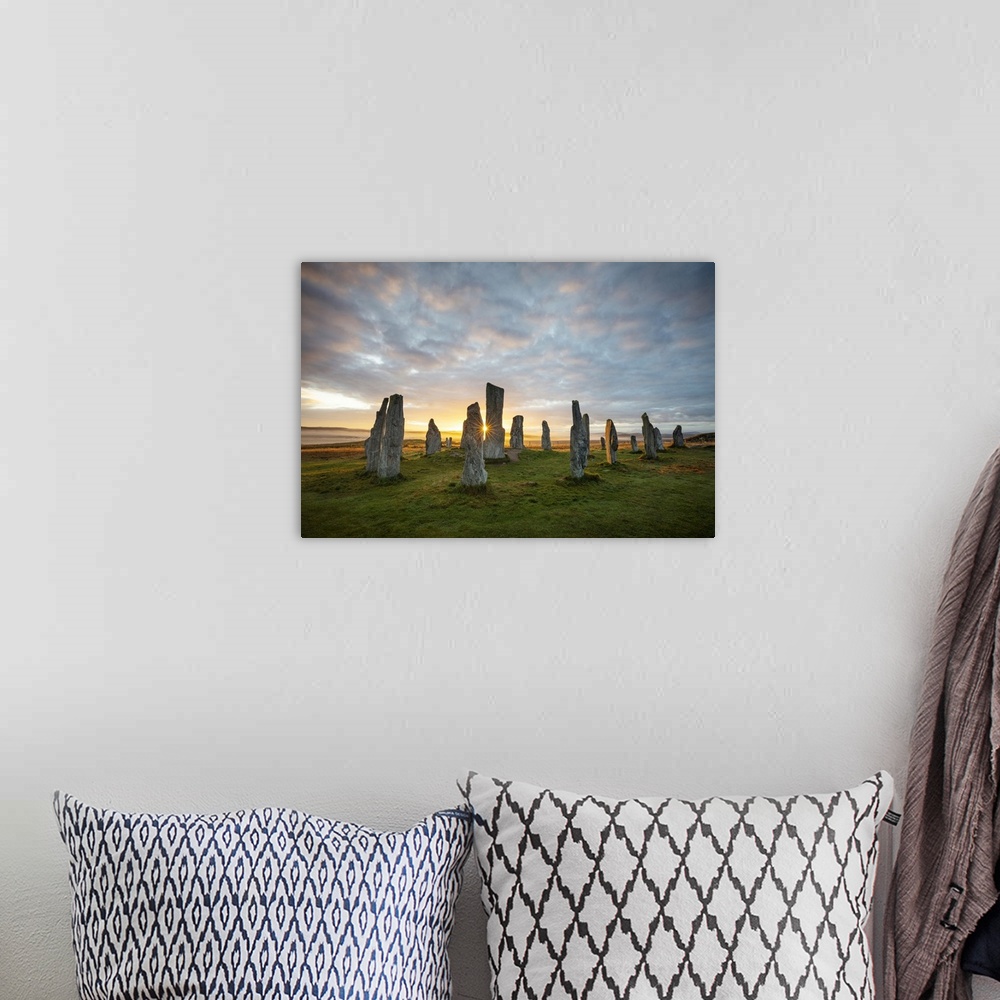 A bohemian room featuring Callanish Standing Stones, Isle of Lewis, Outer Hebrides, Scotland