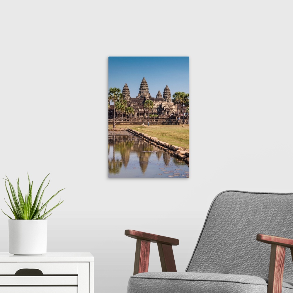 A modern room featuring Cambodia, Angkor, Angkor wat.