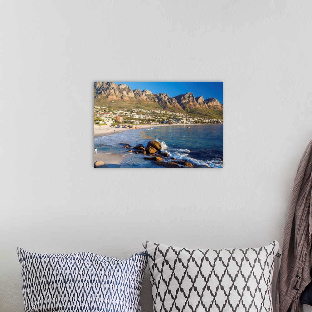 A bohemian room featuring Camps Bay, Cape Town, Western Cape, South Africa.