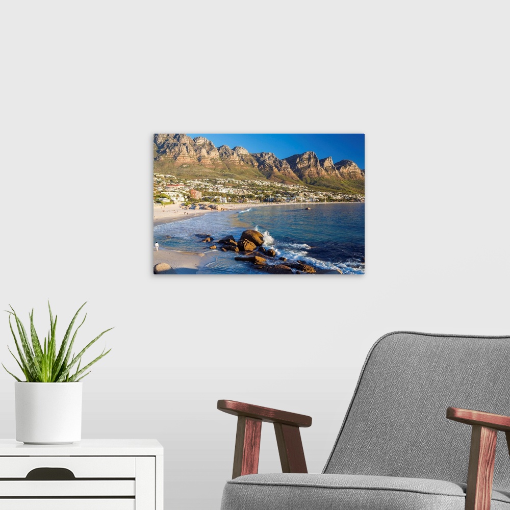 A modern room featuring Camps Bay, Cape Town, Western Cape, South Africa.