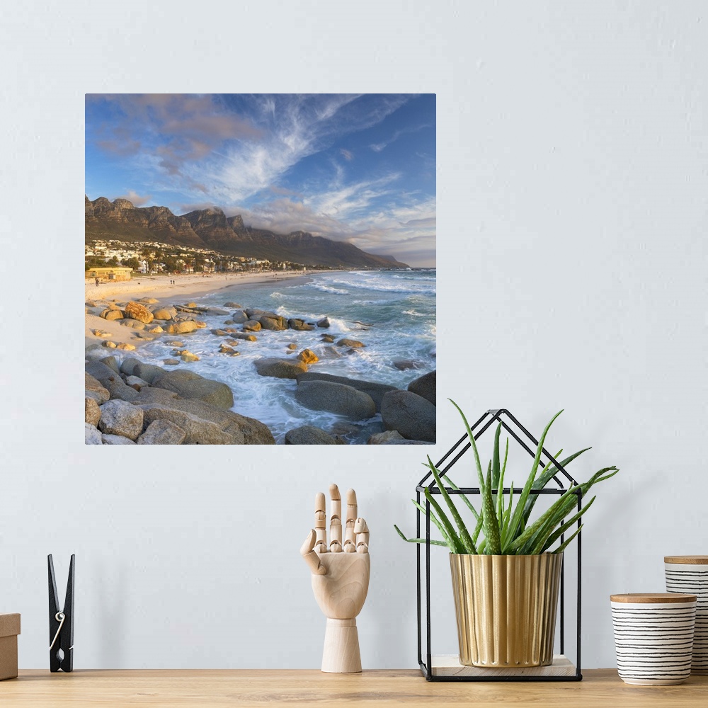 A bohemian room featuring Camps Bay, Cape Town, Western Cape, South Africa