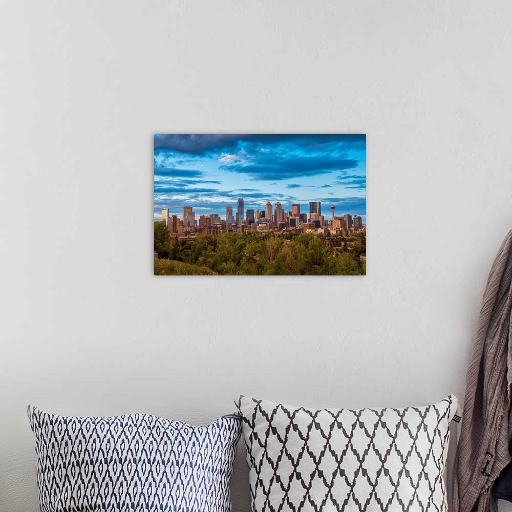 A bohemian room featuring Canada, Alberta, Calgary, City skyline.