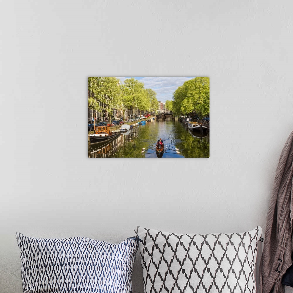 A bohemian room featuring Canal, Amsterdam, Holland, Netherlands
