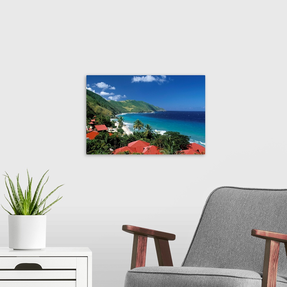 A modern room featuring Cane Bay, St. Croix, US Virgin Islands, Caribbean