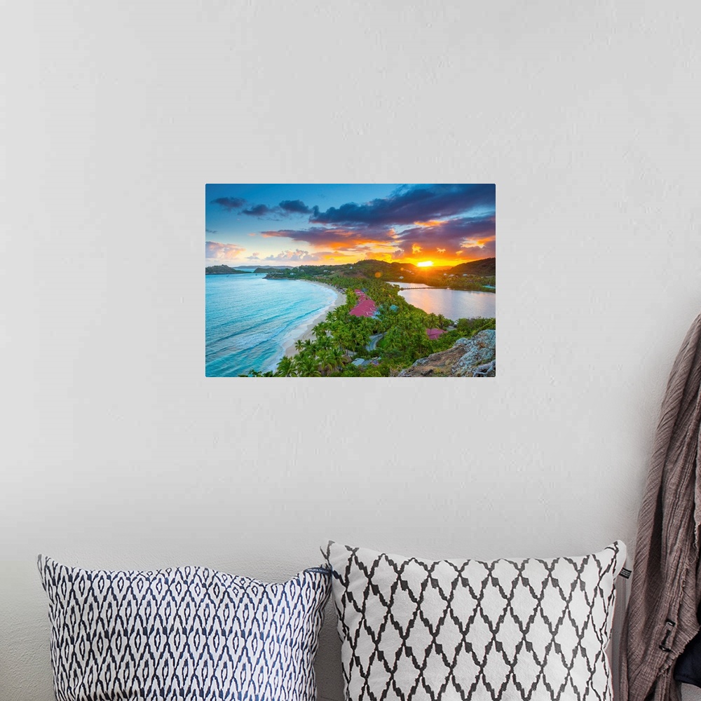 A bohemian room featuring Caribbean, Antigua, Galley Bay, Galley Bay Beach, Sunrise.
