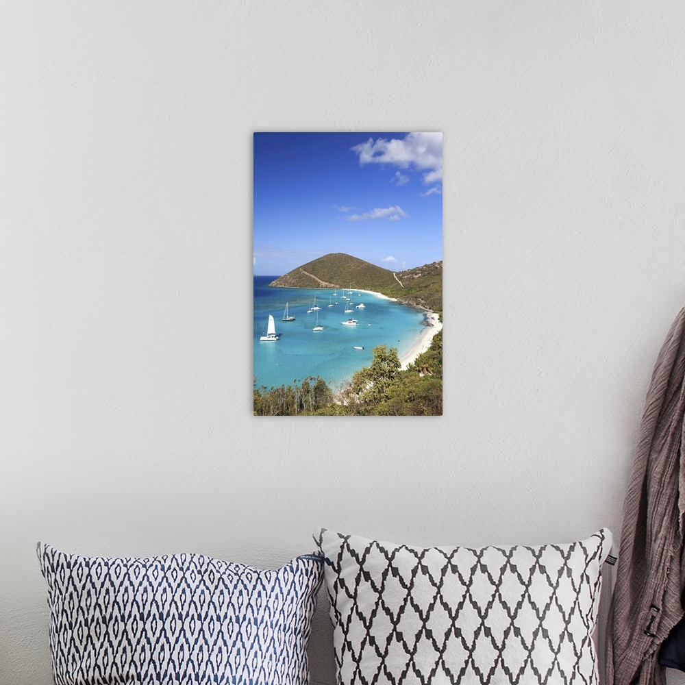 A bohemian room featuring Caribbean, British Virgin Islands, Jost Van Dyke, White Bay