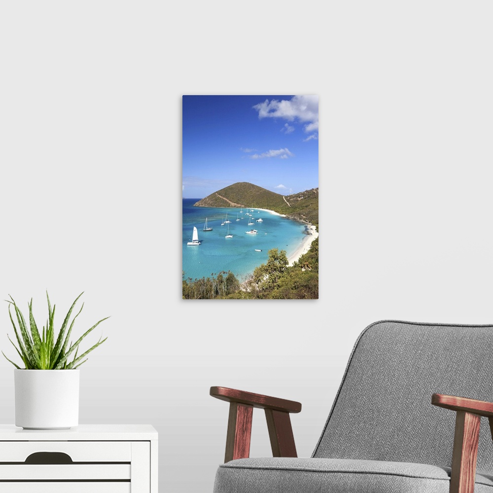 A modern room featuring Caribbean, British Virgin Islands, Jost Van Dyke, White Bay