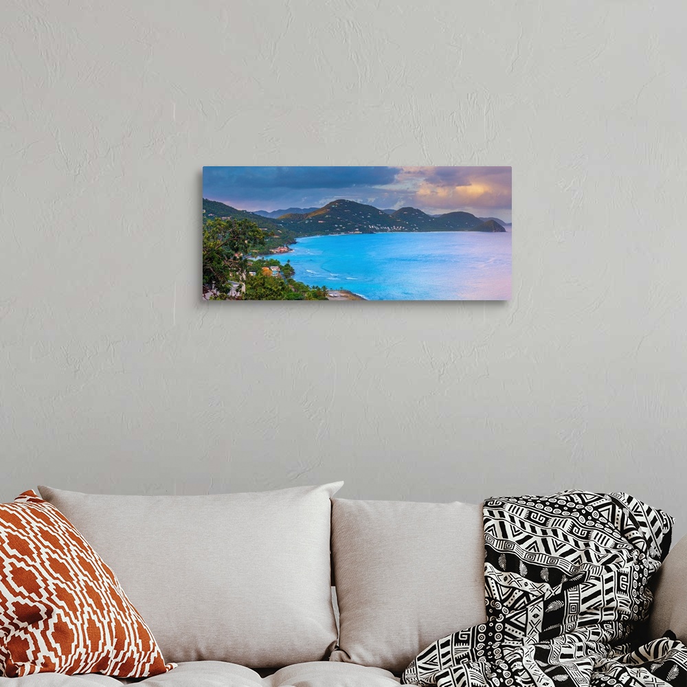 A bohemian room featuring Caribbean, British Virgin Islands, Tortola, Great Carot Bay.