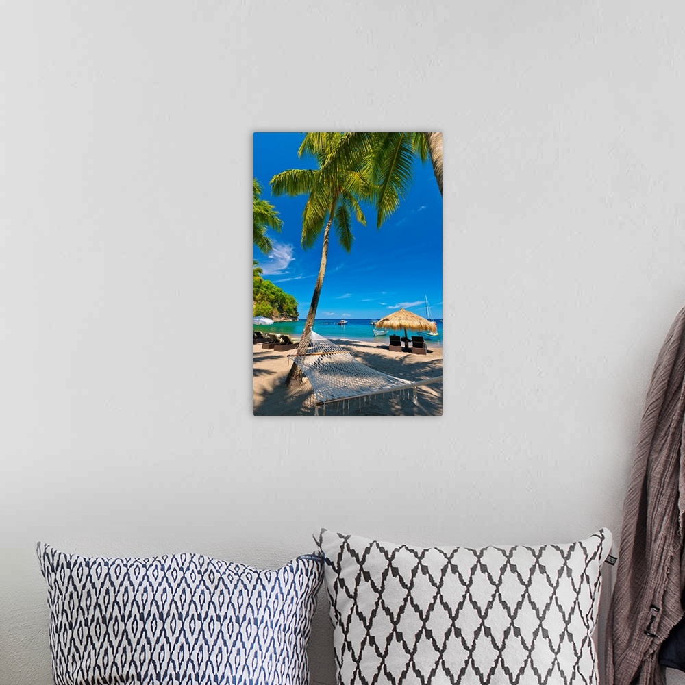 A bohemian room featuring Caribbean, St Lucia, Soufriere, Anse Chastanet, Anse Chastanet Beach