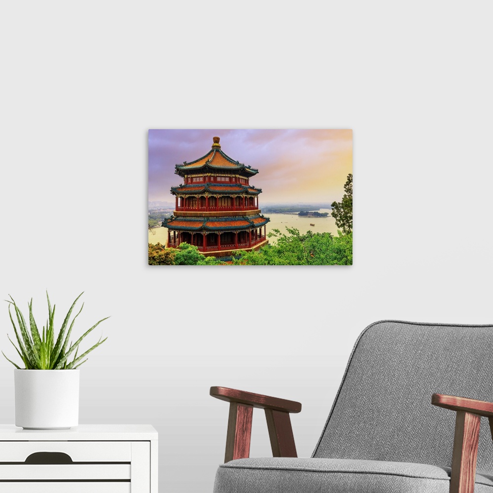 A modern room featuring China, Beijing, Summer Palace.