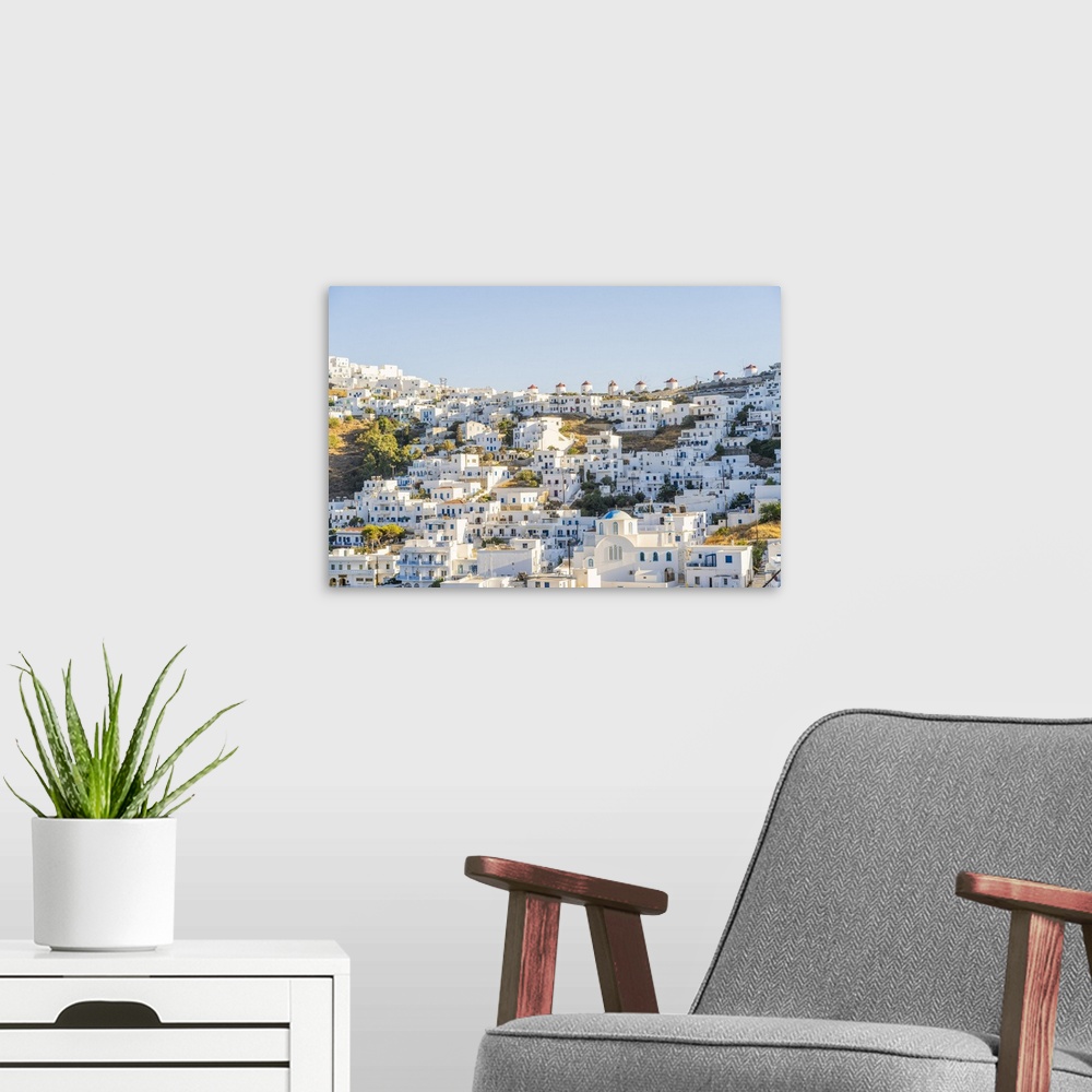A modern room featuring Chora, Astypalaia, Dodecanese, Greek Islands, Greece