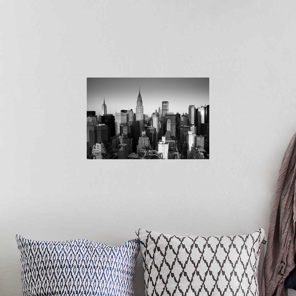 A bohemian room featuring Chrysler Building and Midtown Manhattan Skyline, New York City