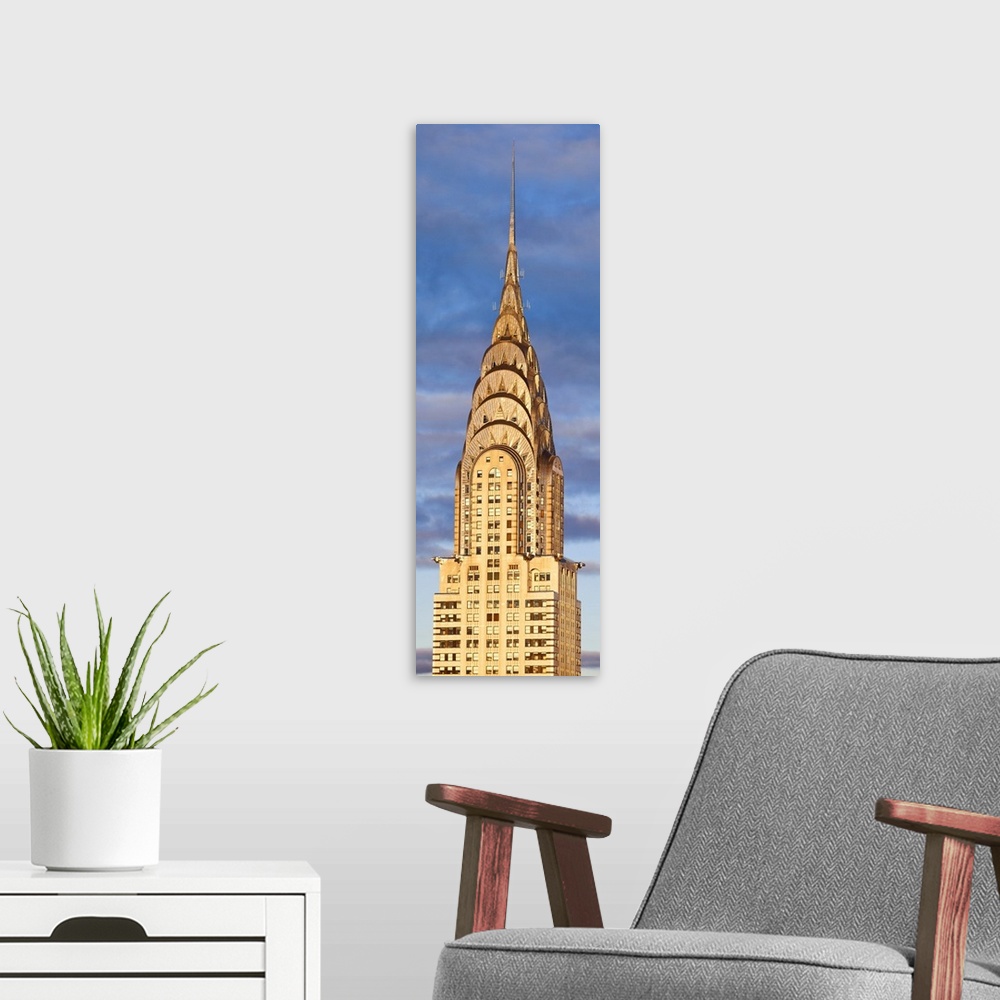 A modern room featuring Chrysler Building, Midtown, Manhattan, New York City