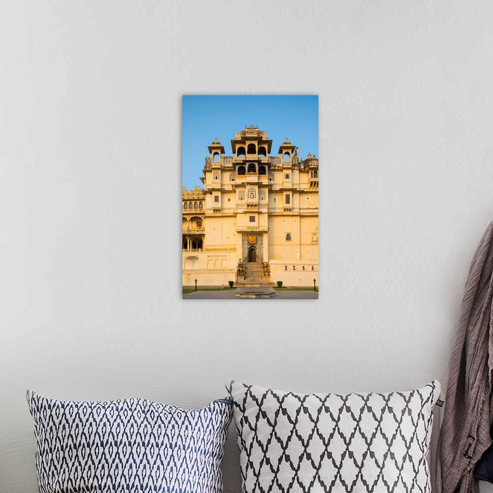 A bohemian room featuring City Palace, Udaipur, Rajasthan, India