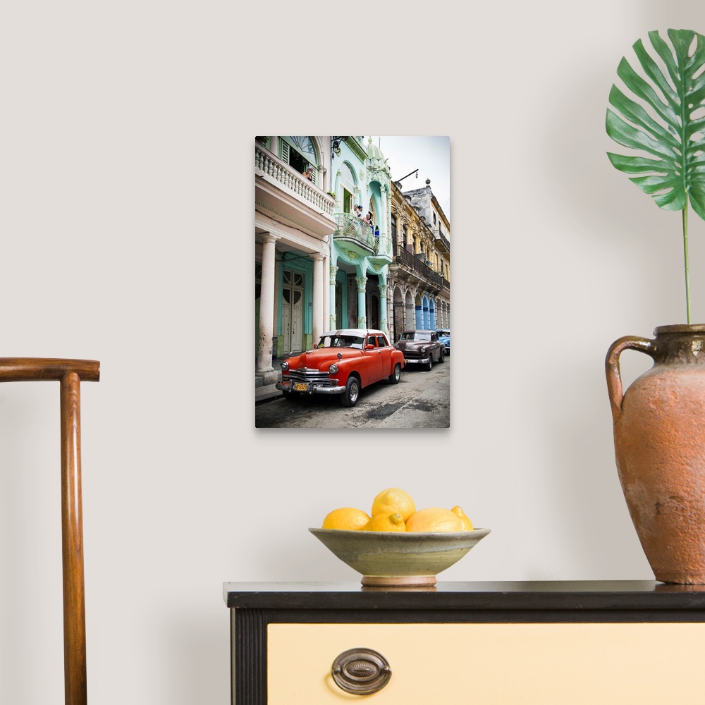 A traditional room featuring Classic American Car (Plymouth), Havana, Cuba