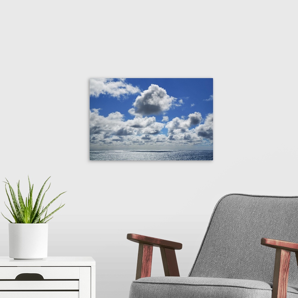 A modern room featuring Cloud impression at ocean. Australia, Western Australia, Southwest, Leeuwin Naturaliste National ...