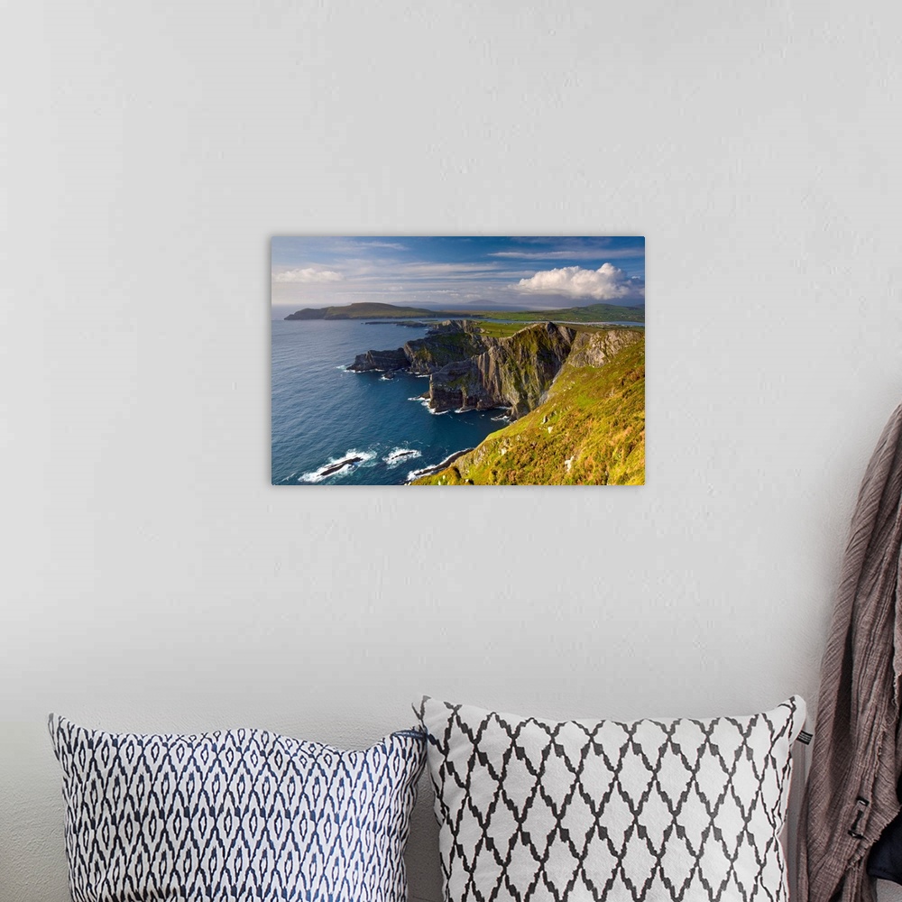 A bohemian room featuring Coastal Cliffs near  Valentia Island, Co Kerry, Ireland