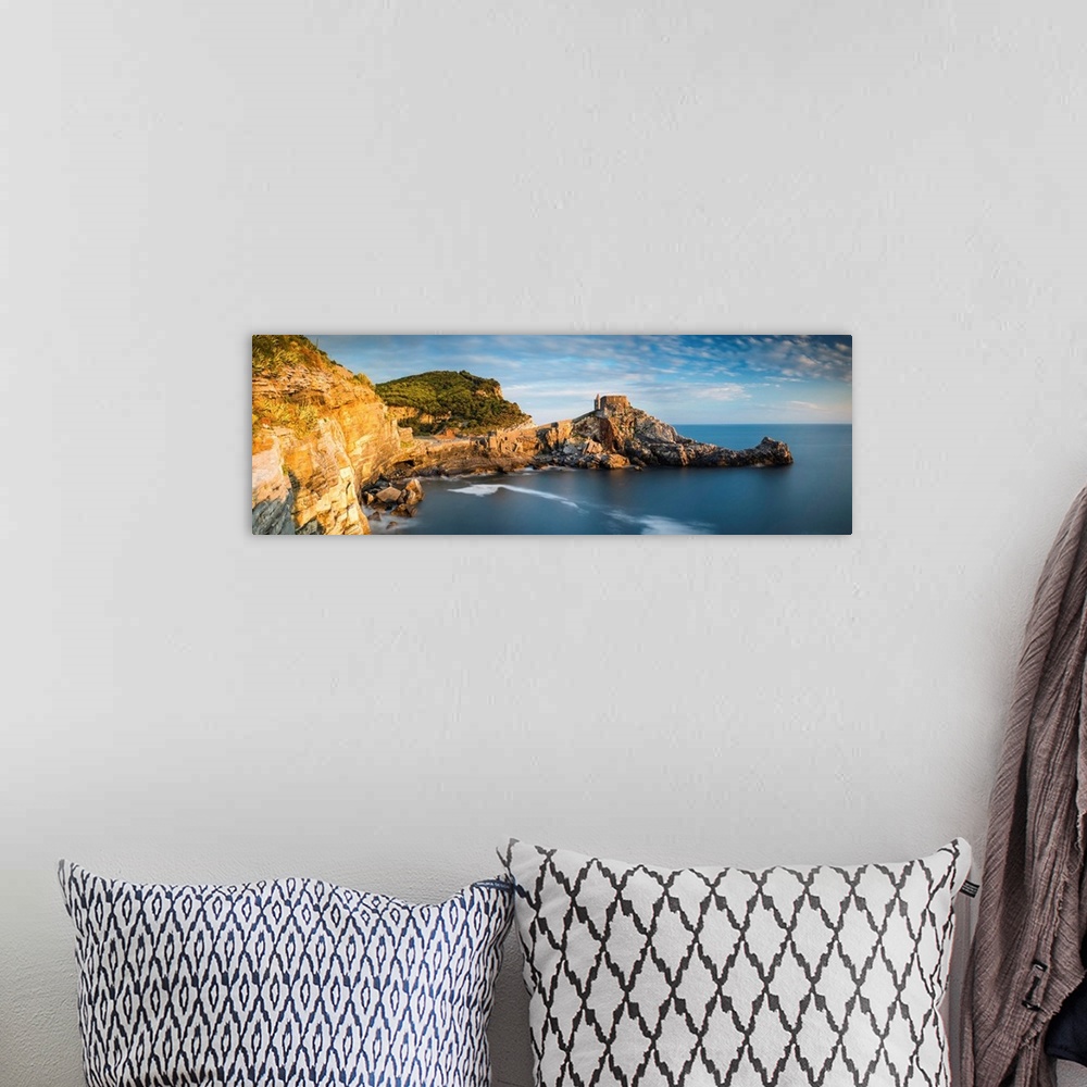 A bohemian room featuring Coastline At Portovenere, Liguria, Italy